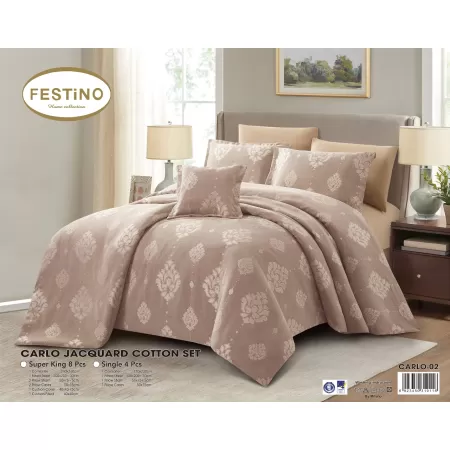 Comforter Carlo Jacquard Cotton 8 pcs Set Comforter Carlo Jacquard Cotton 8 pcs Set